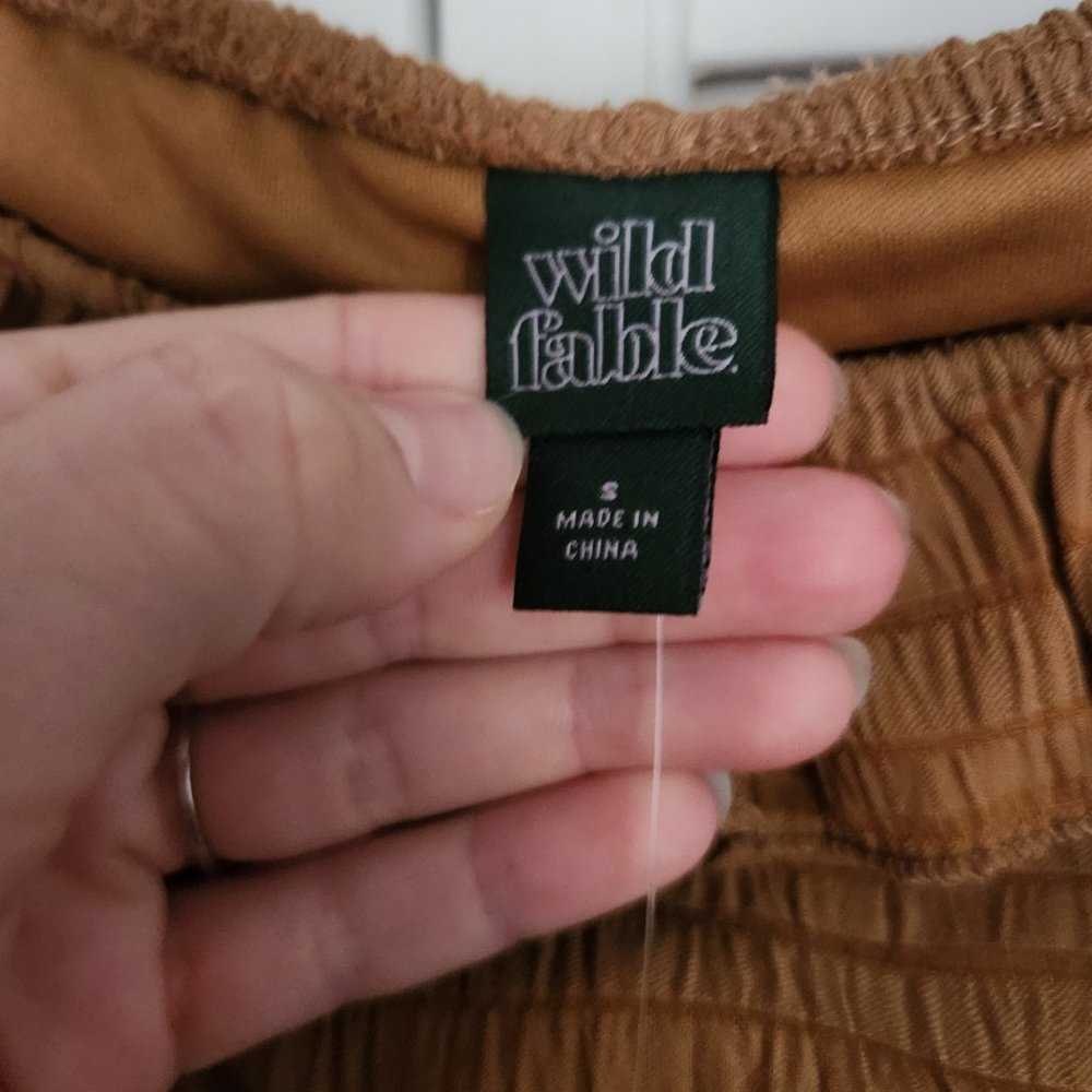 NWT Wild Fable Ruffled Mini Dress - Picture 4 of 4